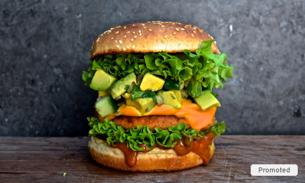 The Salmon Salsa Burger
